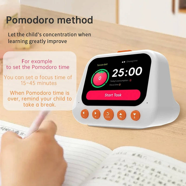 Colverro™ AI Talking Alarm Clock for Kids with Sleep Sounds and Study Timer