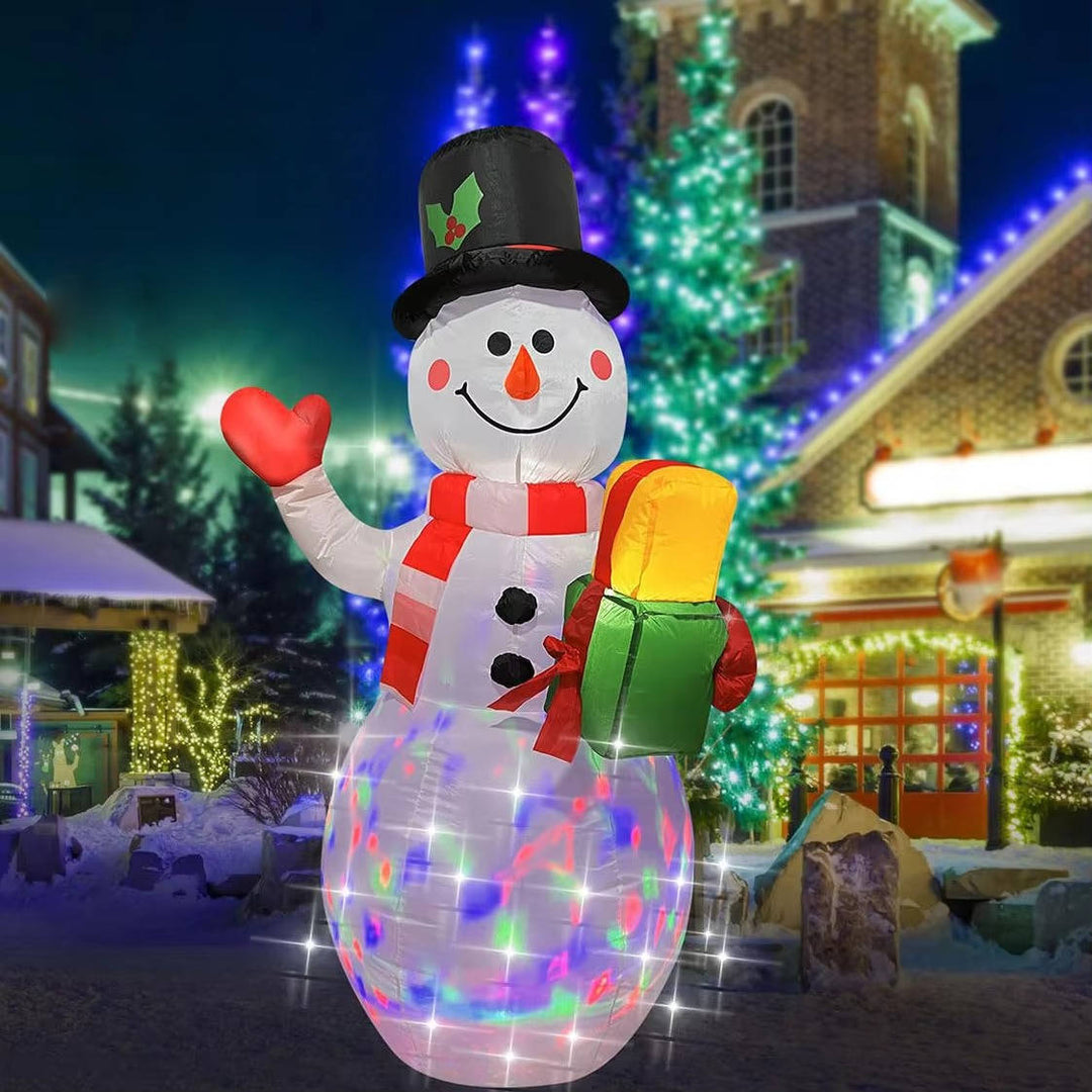 Colverro™ Inflatable Climbing Santa with LED Lights for Your Yard