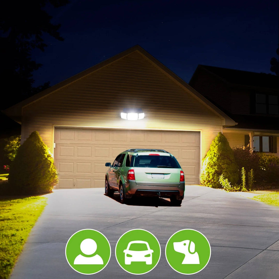 Colverro™ Solar Flood Light with Motion Sensor and 3 Adjustable Light Heads