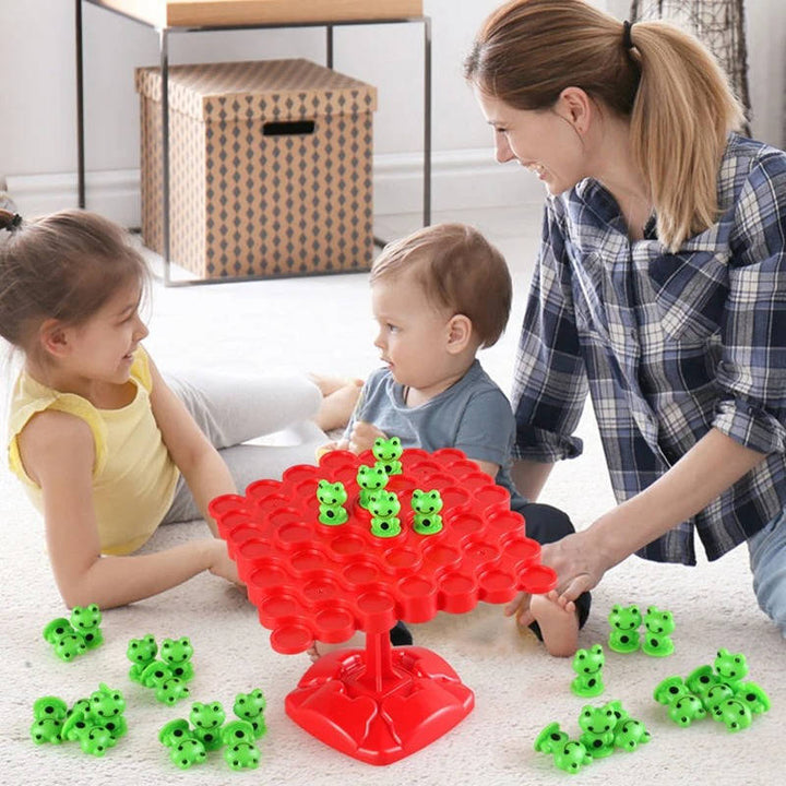 Colverro™ Frog Balance Math Game for Kids – Counting &amp; Stacking STEM Toy