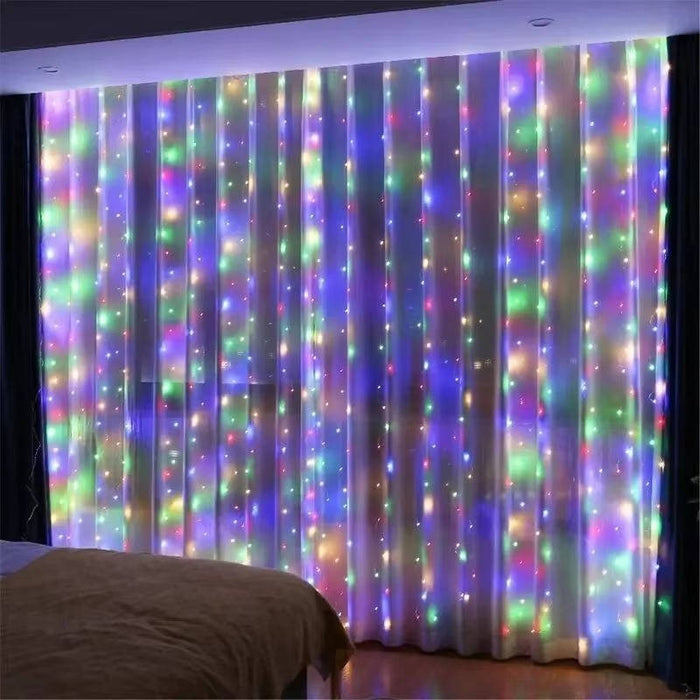 Colverro™ USB LED Curtain Lights with Remote for Walls and Windows