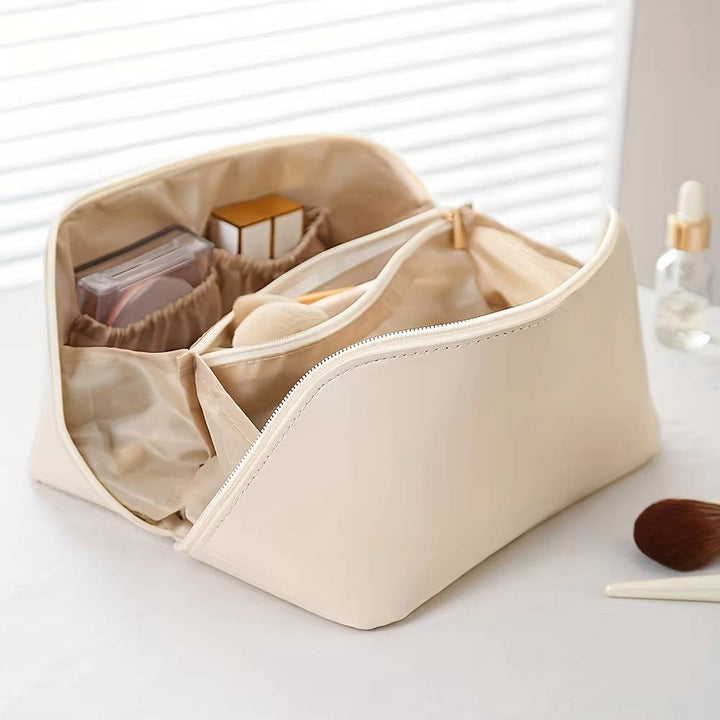 Colverro™ Waterproof Travel Makeup Bag That Opens Flat
