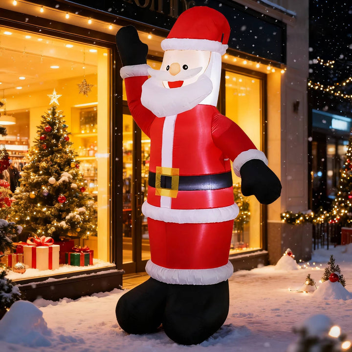 Colverro™ Inflatable Climbing Santa with LED Lights for Your Yard