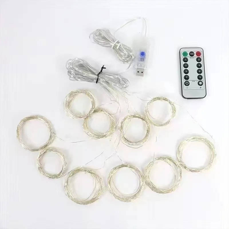 Colverro™ USB LED Curtain Lights with Remote for Walls and Windows