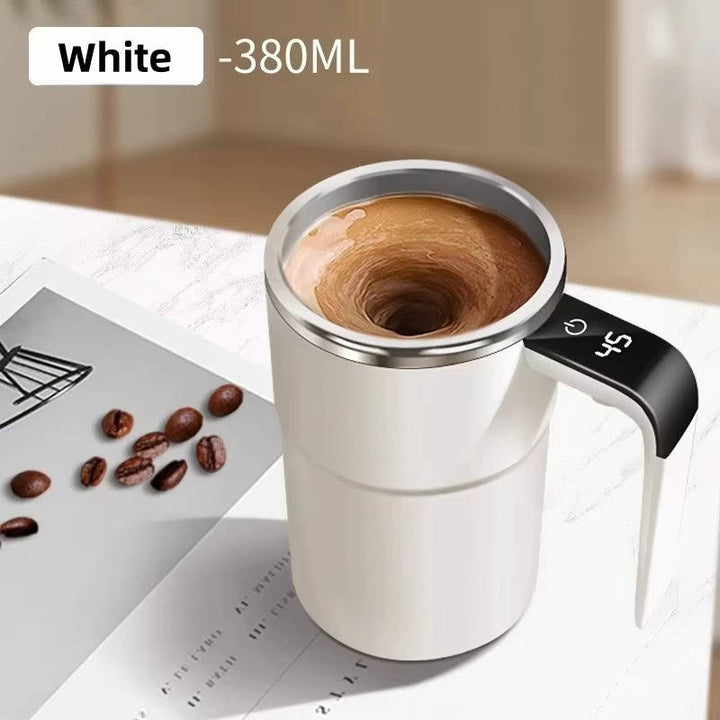 Colverro™ Self-Stirring Heated Travel Mug with Live Temperature Display