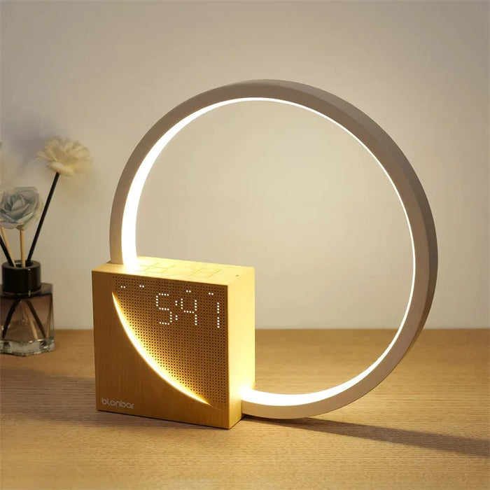 Colverro™ Touch Bedside Lamp with Nature Sounds, Clock and Wake-Up Light