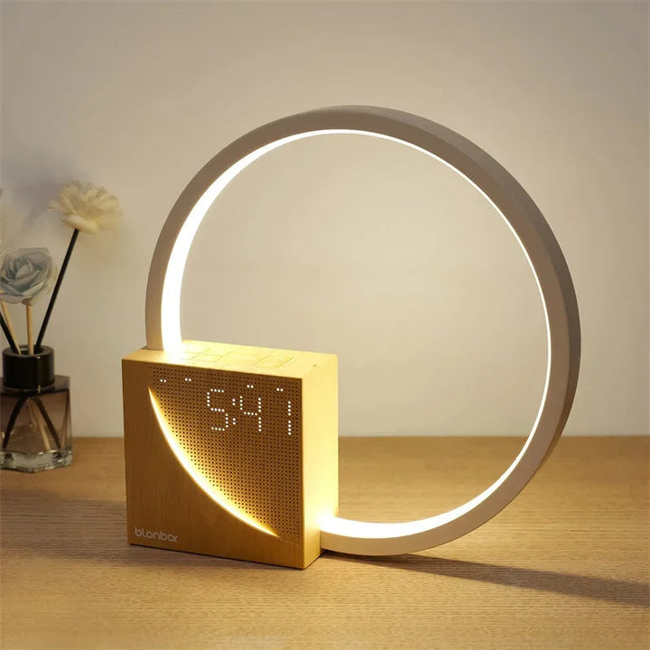 Colverro™ Touch Bedside Lamp with Nature Sounds, Clock and Wake-Up Light