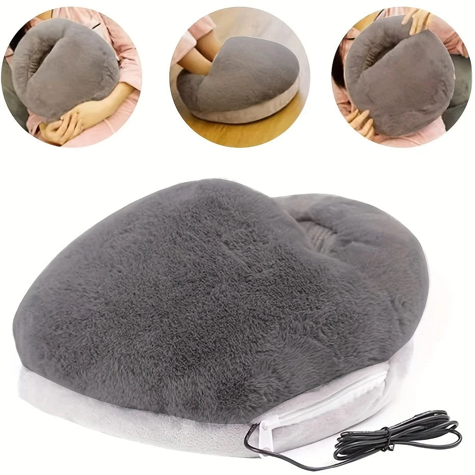 Colverro™ Soft Velvet USB Foot Warmer for Desk and Couch