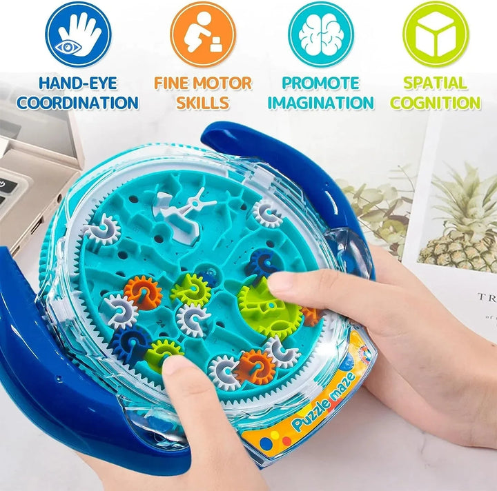 Colverro™ 3D Gear Maze Ball Puzzle – Brain Teaser Toy for Kids