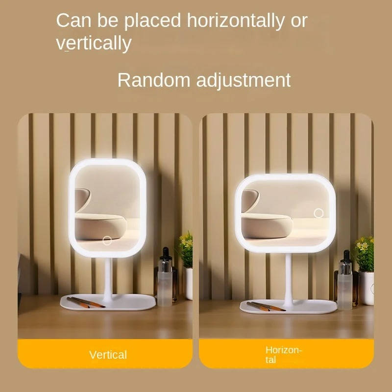 Colverro™ Travel Makeup Mirror with Lights and Three Color Modes