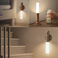Colverro™ Rechargeable Wood Grain Motion Sensor Night Light, Magnetic