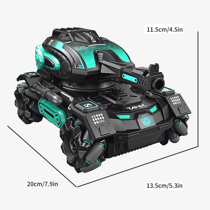 Colverro™ Water-Spraying RC Stunt Tank with Wrist Watch Remote