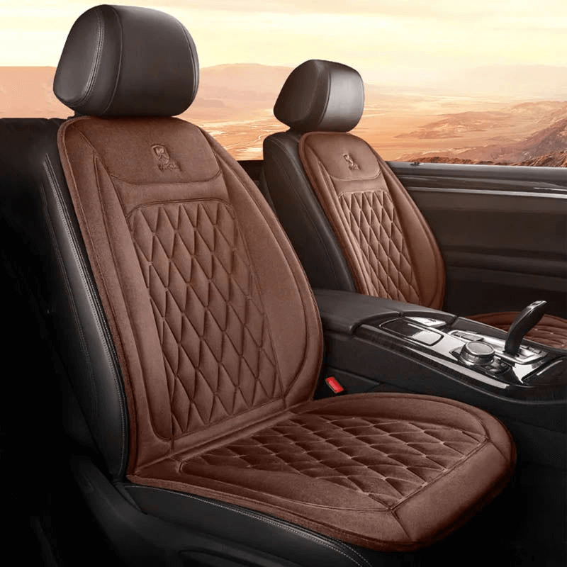 Colverro™ Heated Car Seat Cover 12V/24V with 30–65℃ Control