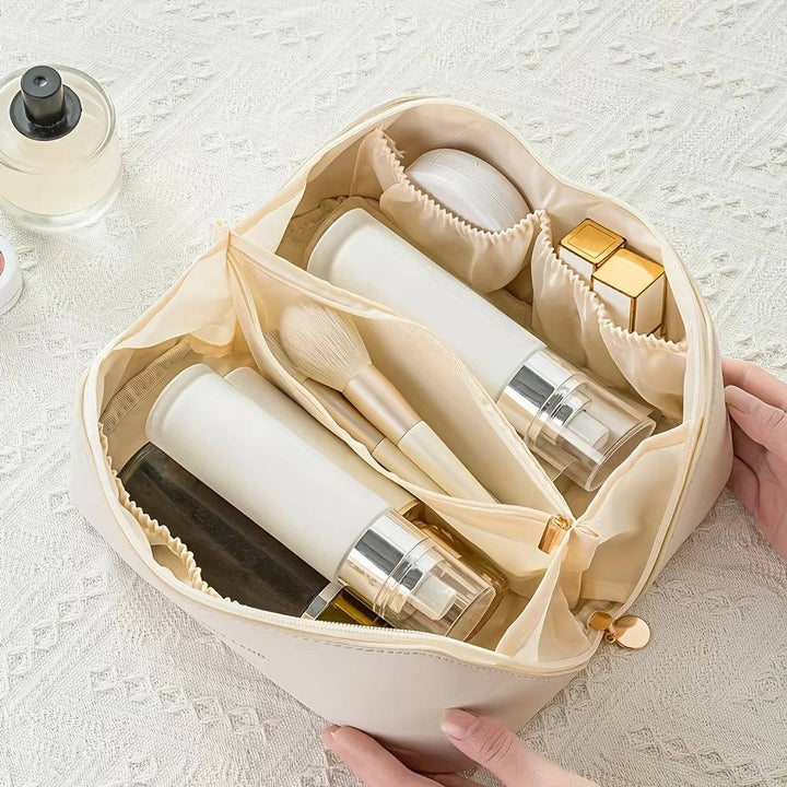 Colverro™ Waterproof Travel Makeup Bag That Opens Flat