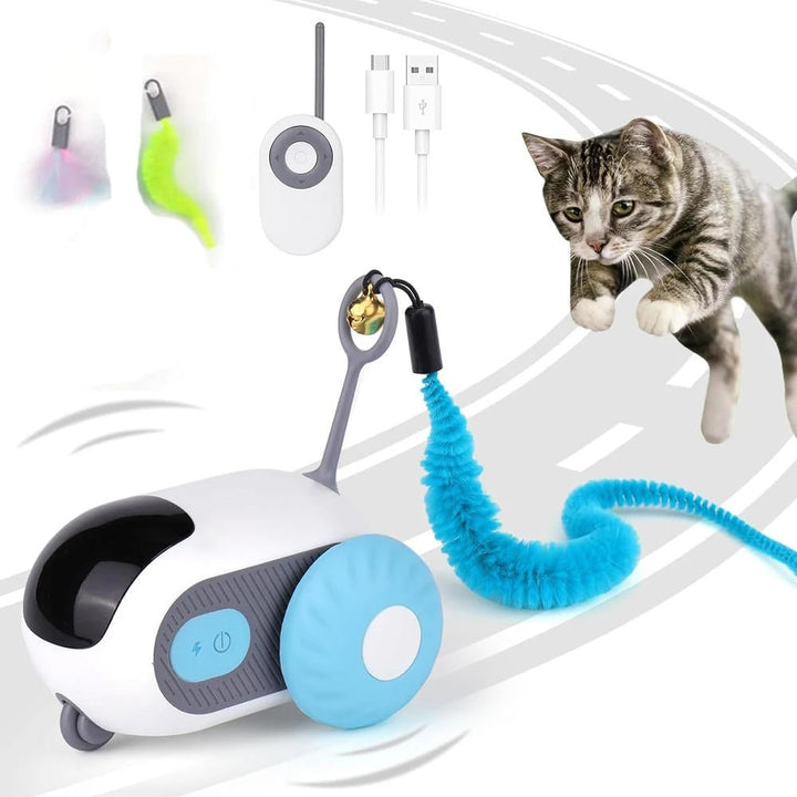 Colverro™ Remote Control Cat Toy with Obstacle-Avoiding Auto Mode