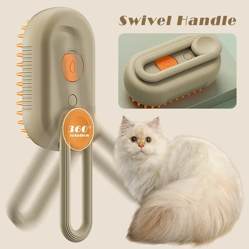 Colverro™ 3-in-1 Steam Grooming Brush for Cats and Dogs