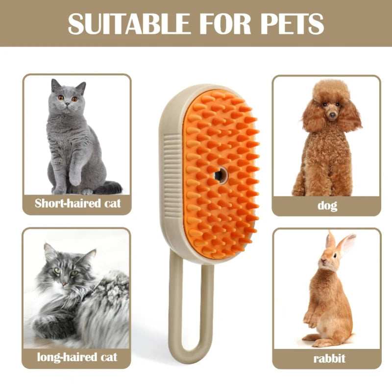 Colverro™ 3-in-1 Steam Grooming Brush for Cats and Dogs