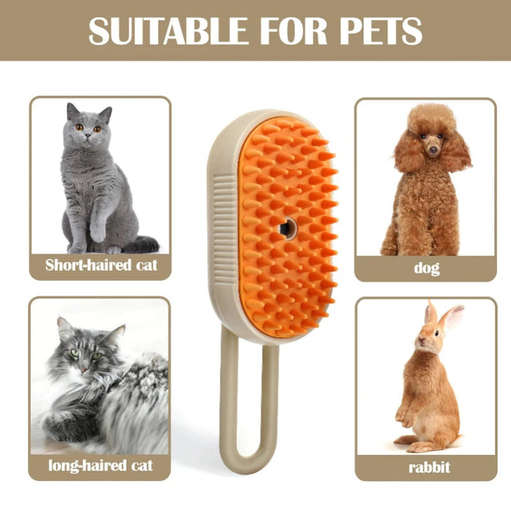Colverro™ 3-in-1 Steam Grooming Brush for Cats and Dogs