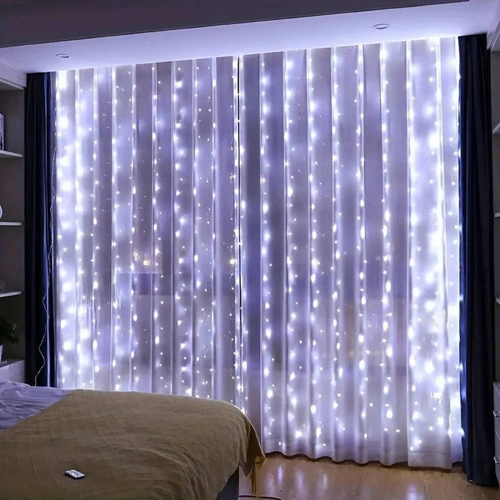 Colverro™ USB LED Curtain Lights with Remote for Walls and Windows