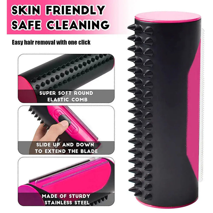 Colverro™ 2-in-1 Deshedding Brush and Pet Hair Remover for Dogs and Cats