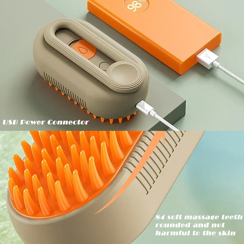 Colverro™ 3-in-1 Steam Grooming Brush for Cats and Dogs