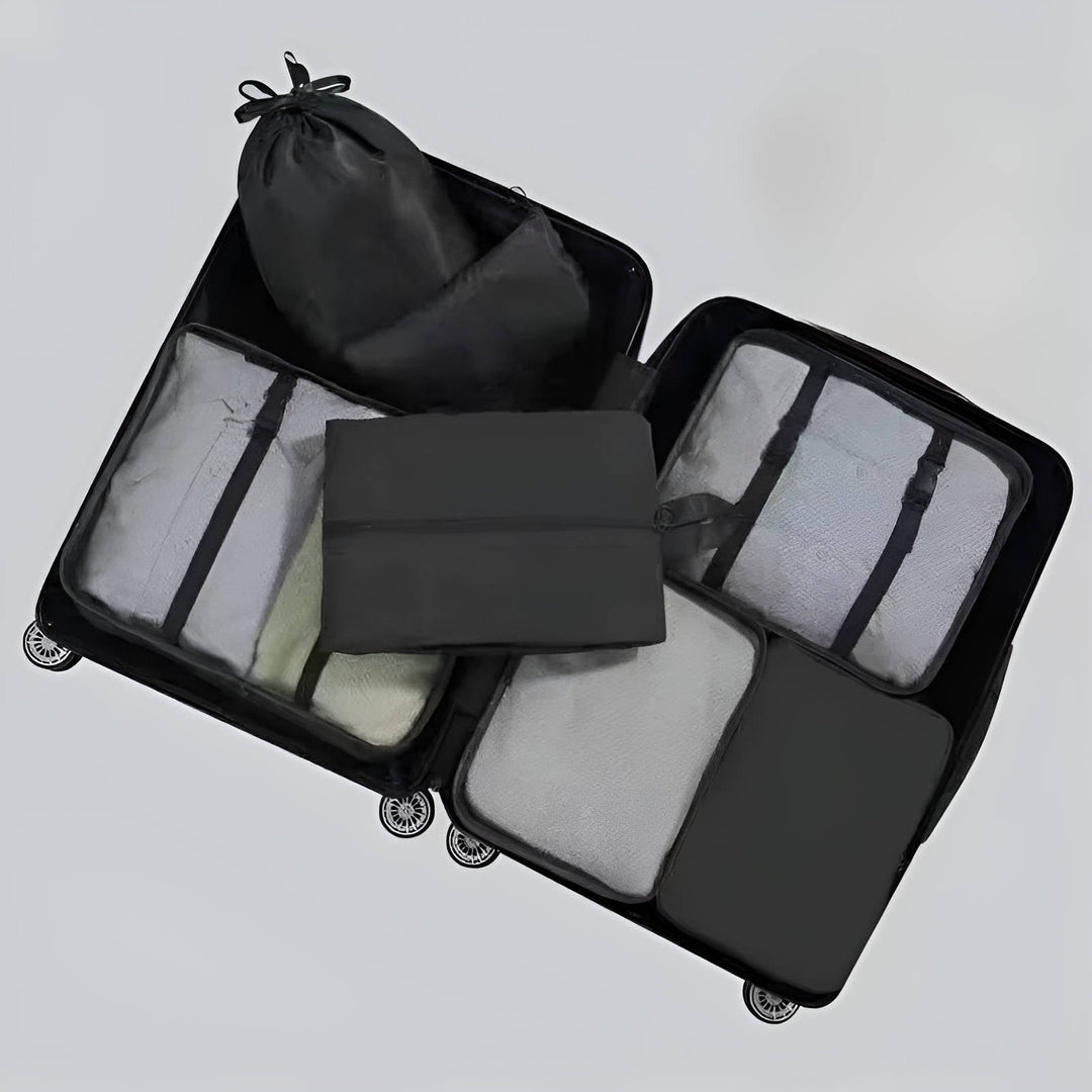 Colverro™ 7-Piece Packing Cubes Set with See-Through Mesh Panels