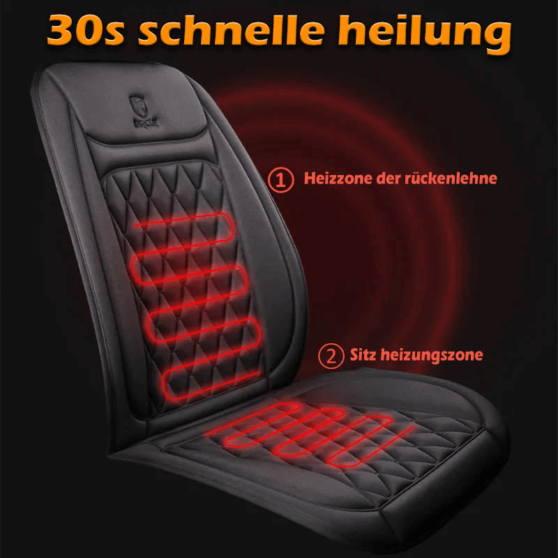 Colverro™ Heated Car Seat Cover 12V/24V with 30–65℃ Control