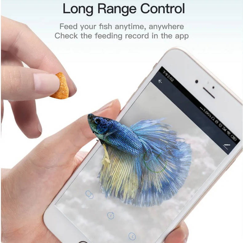 Colverro™ Smart Wi-Fi Fish Feeder with App and Voice Control