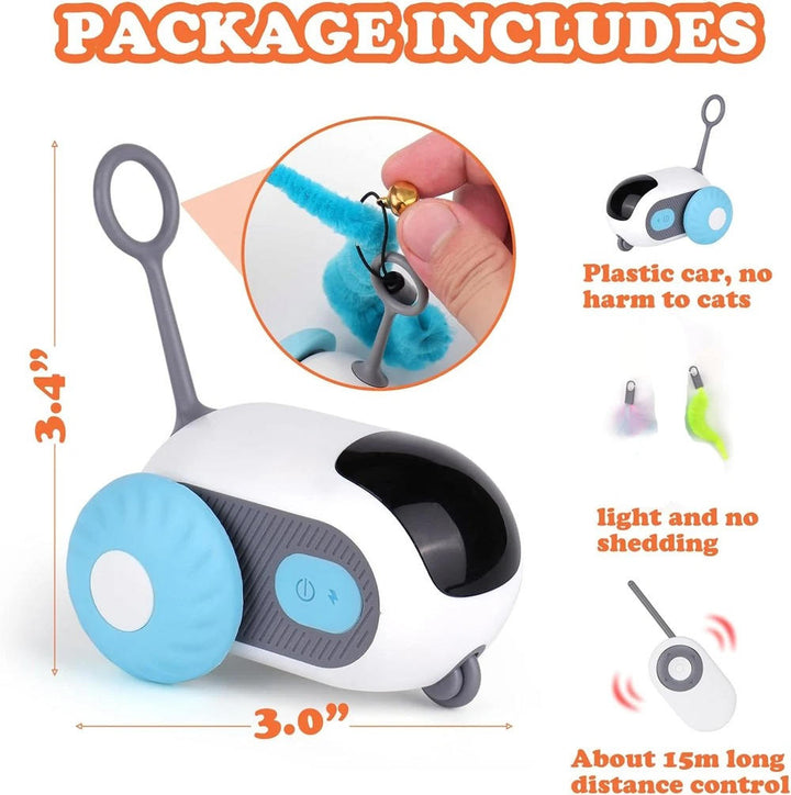 Colverro™ Remote Control Cat Toy with Obstacle-Avoiding Auto Mode