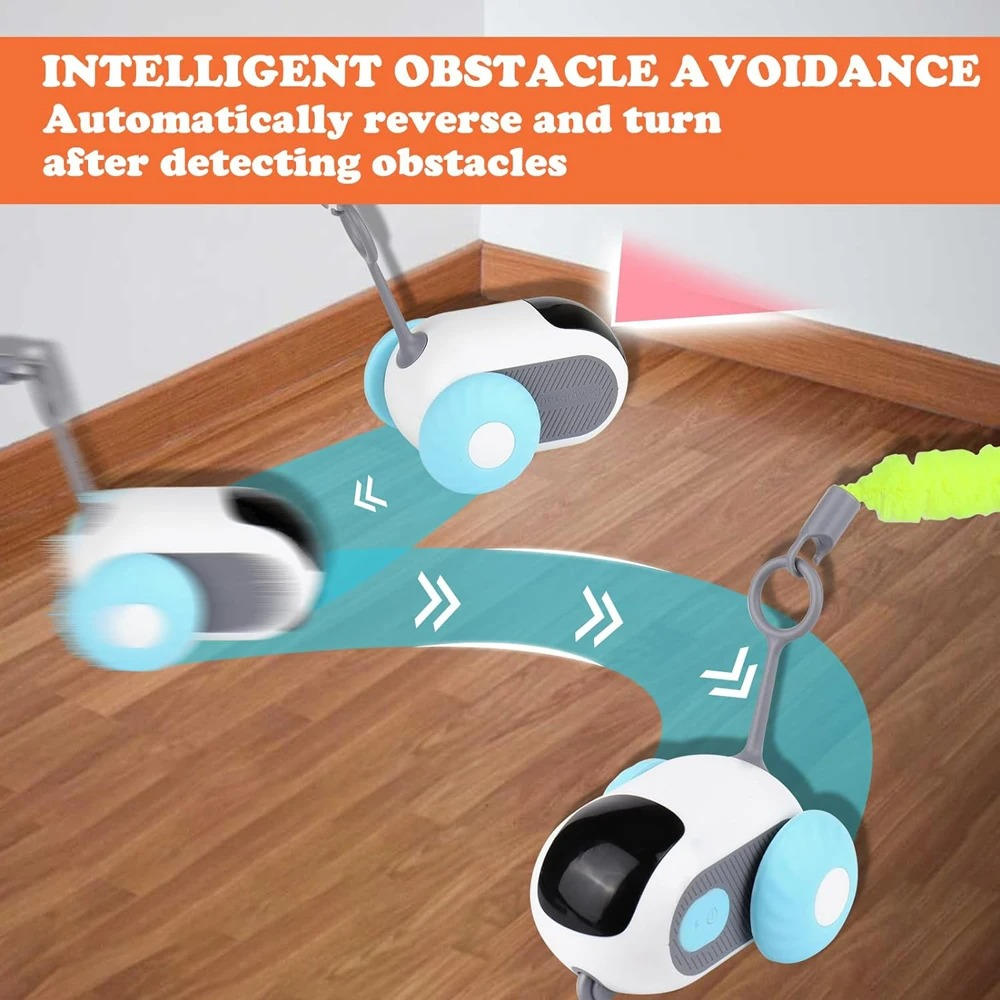 Colverro™ Remote Control Cat Toy with Obstacle-Avoiding Auto Mode