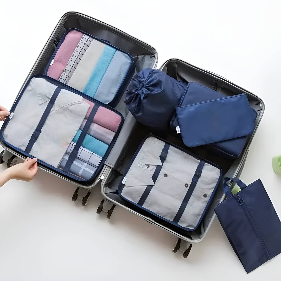 Colverro™ 7-Piece Packing Cubes Set with See-Through Mesh Panels