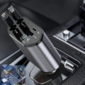 Colverro™ 120W Car Charger with Retractable Cables and Voltage Display