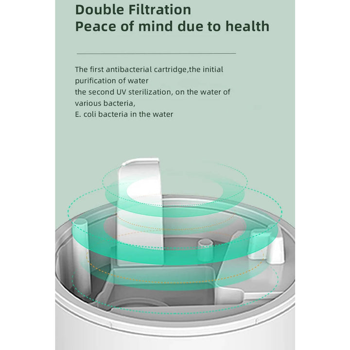 Colverro™ Small Humidifier with Upward-Flowing Water Display
