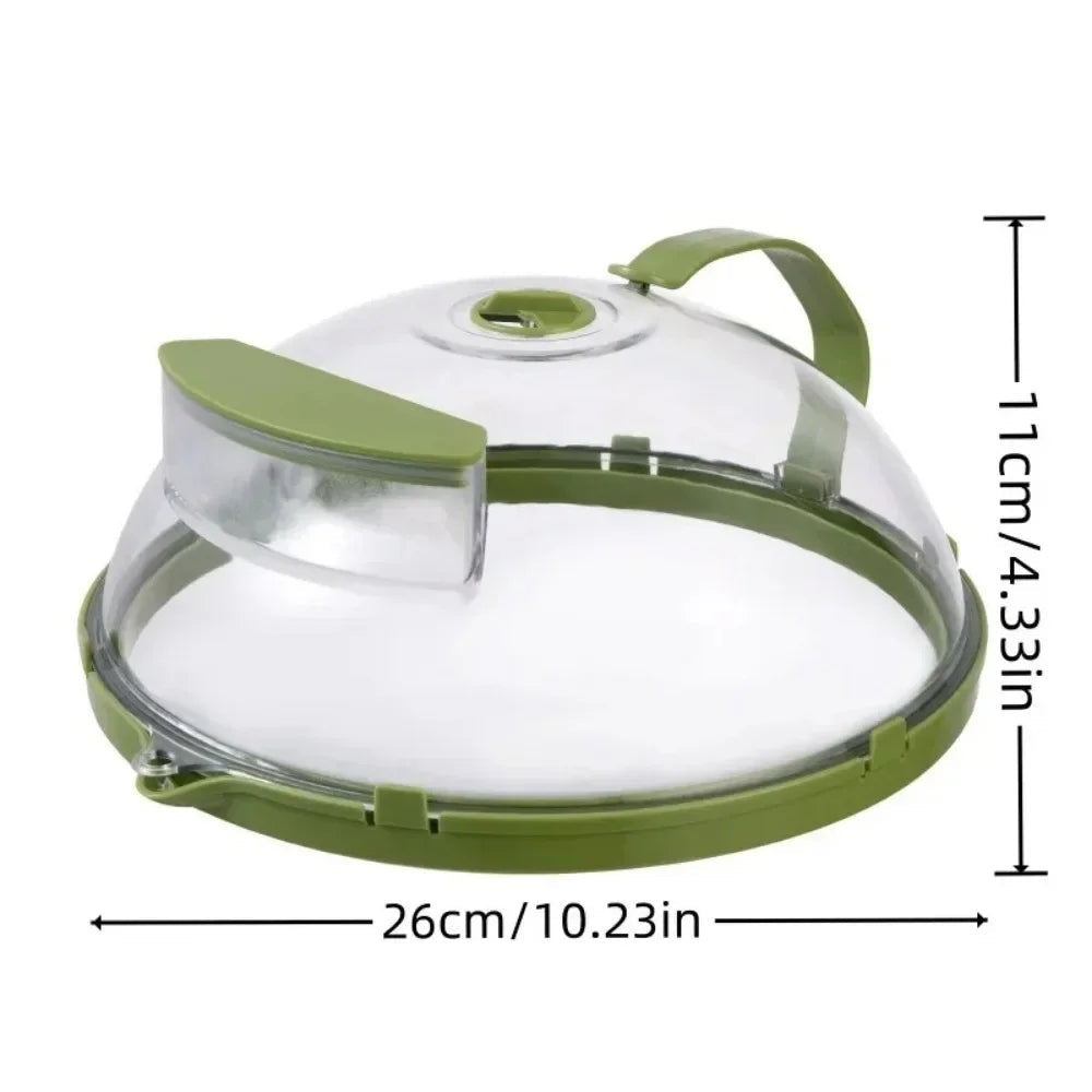 Colverro™ Microwave Splatter Cover with Built-In Water Steamer