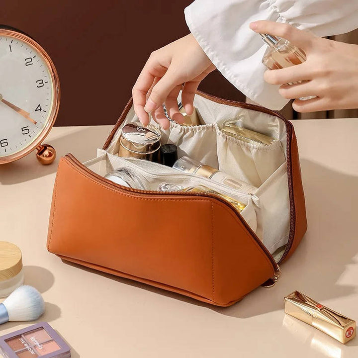 Colverro™ Waterproof Travel Makeup Bag That Opens Flat