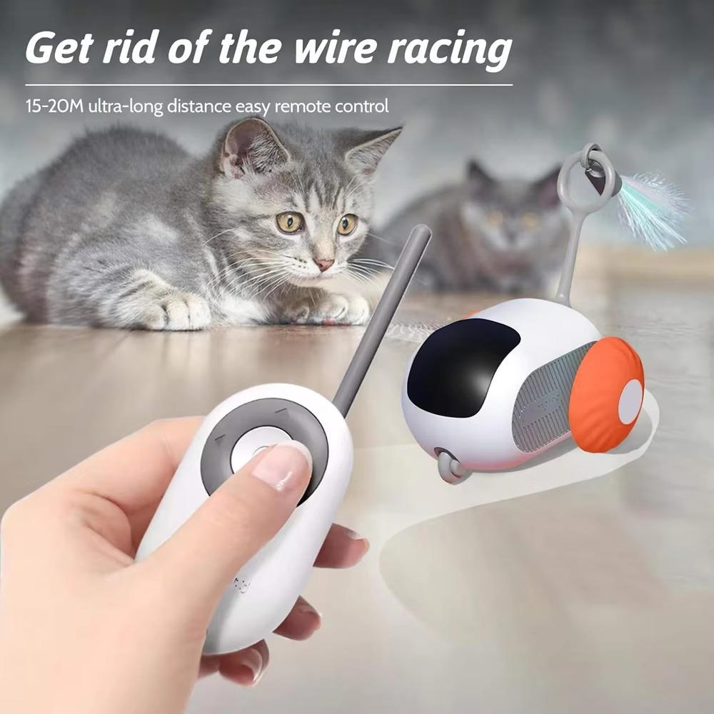 Colverro™ Remote Control Cat Toy with Obstacle-Avoiding Auto Mode