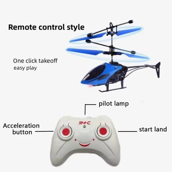 Colverro™ Easy-Fly RC Helicopter with One-Touch Takeoff for Kids