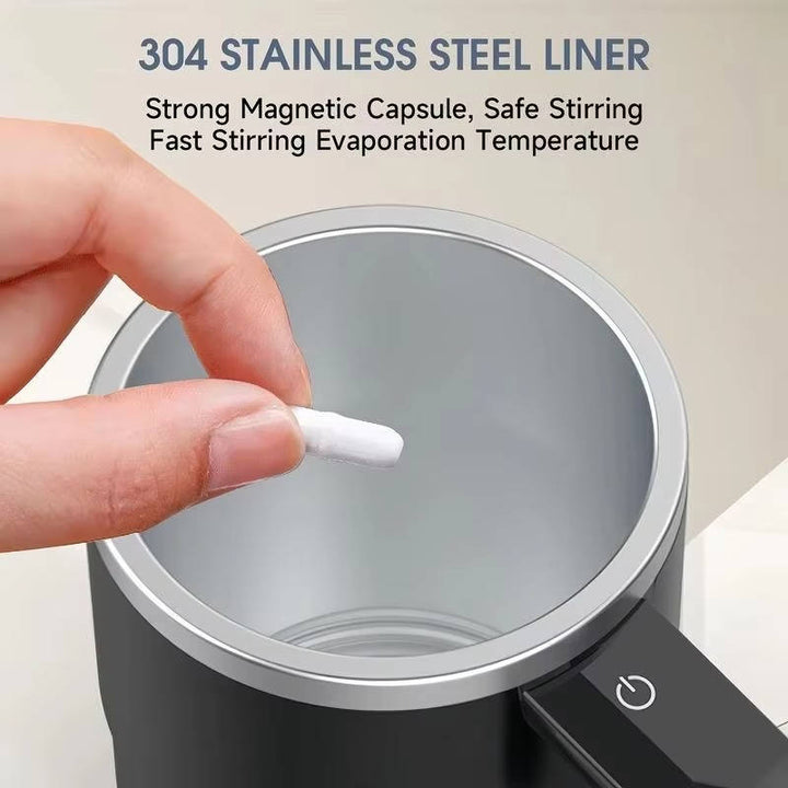 Colverro™ Self-Stirring Heated Travel Mug with Live Temperature Display