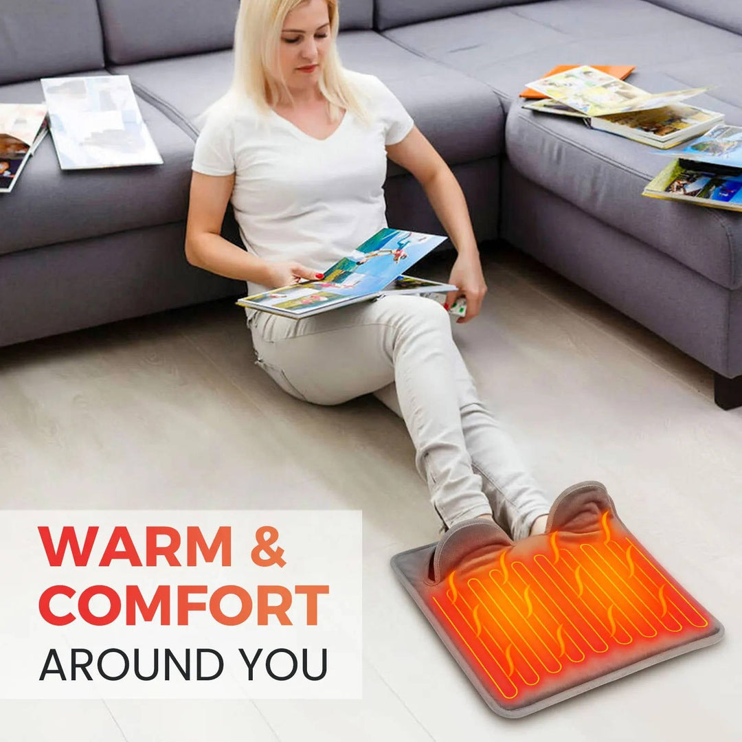 Colverro™ Under-Desk Heated Foot Pad with 9 Heat Settings