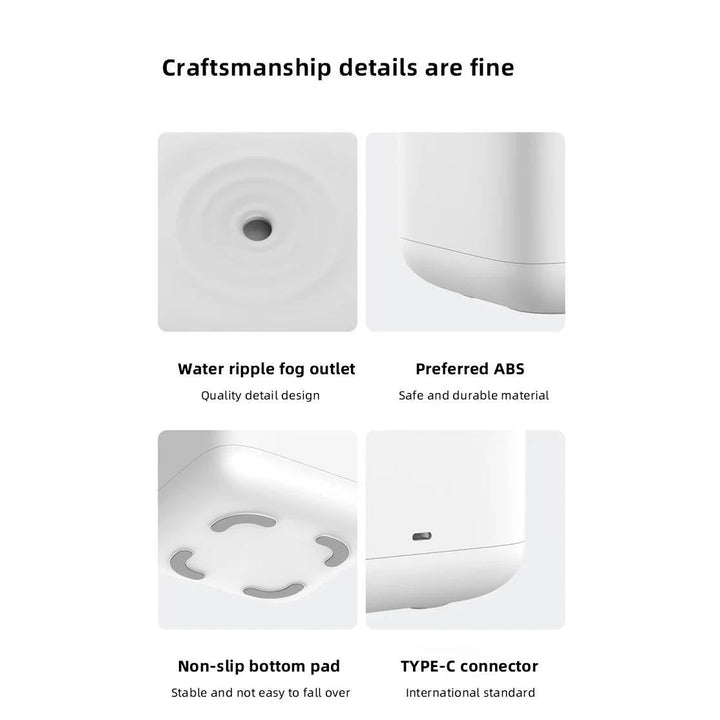 Colverro™ Small Humidifier with Upward-Flowing Water Display