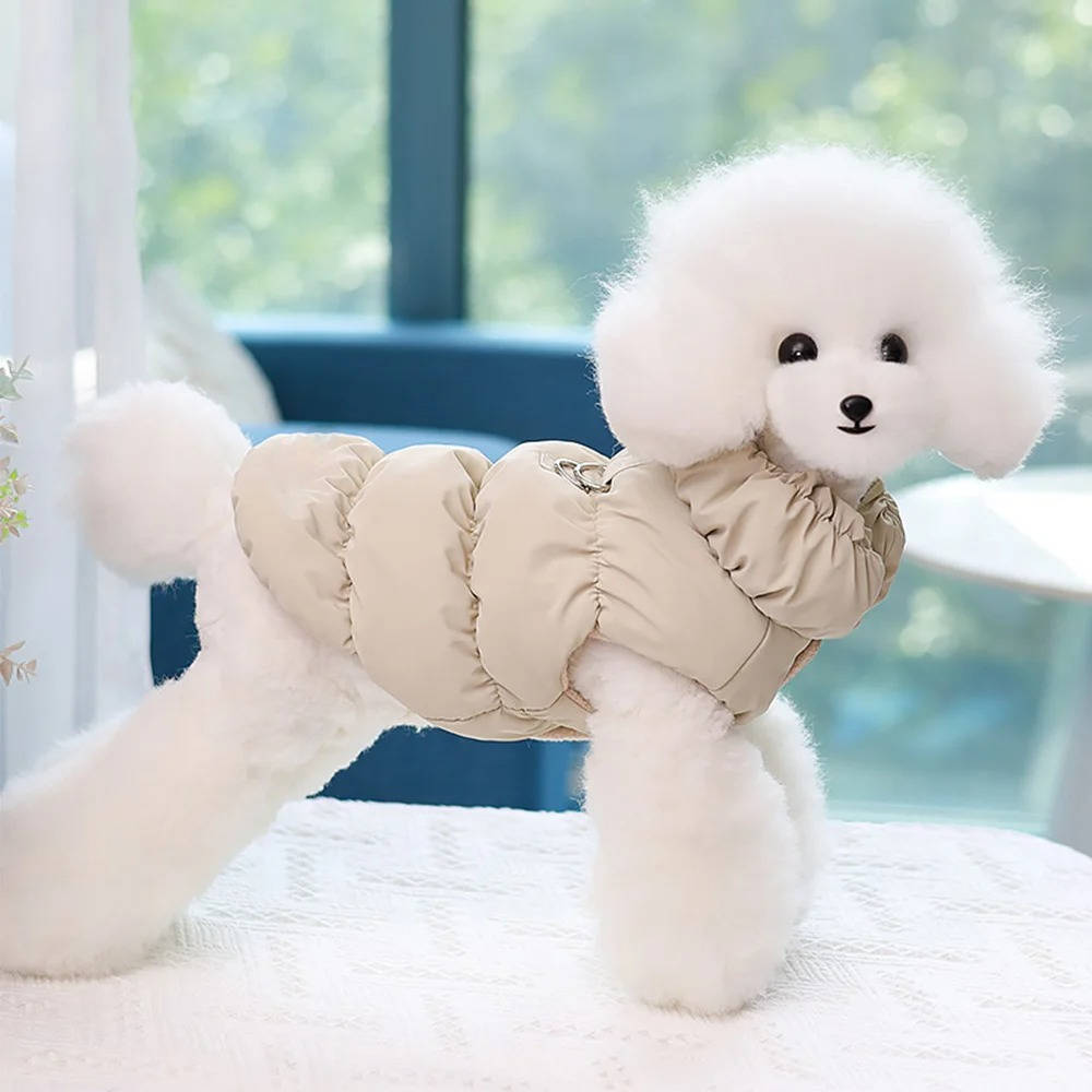 Colverro™ Cozy Dog Winter Jacket for Small and Medium Dogs, Snap Closure