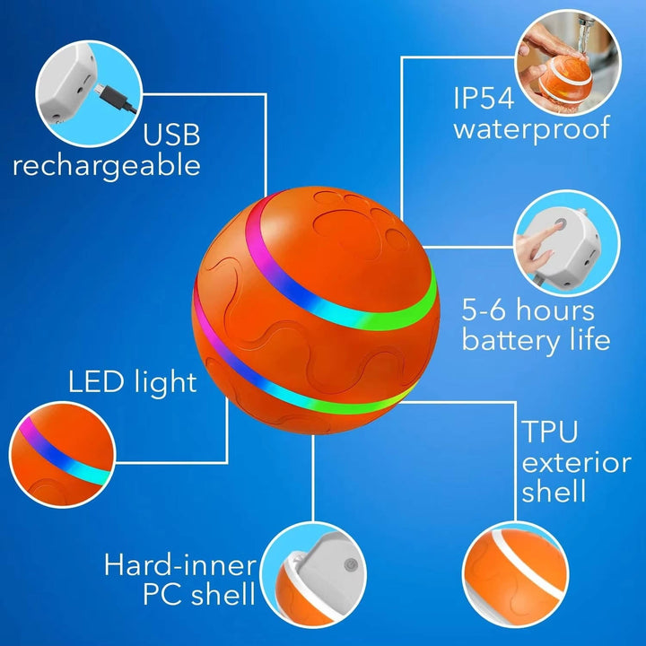 Colverro™ Remote Control Dog Ball with Motion Sensor and Lights