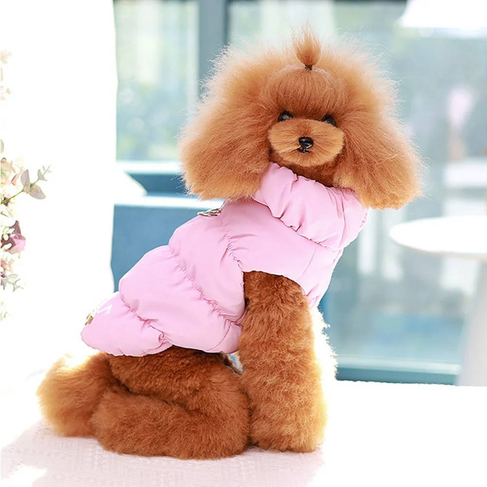 Colverro™ Cozy Dog Winter Jacket for Small and Medium Dogs, Snap Closure