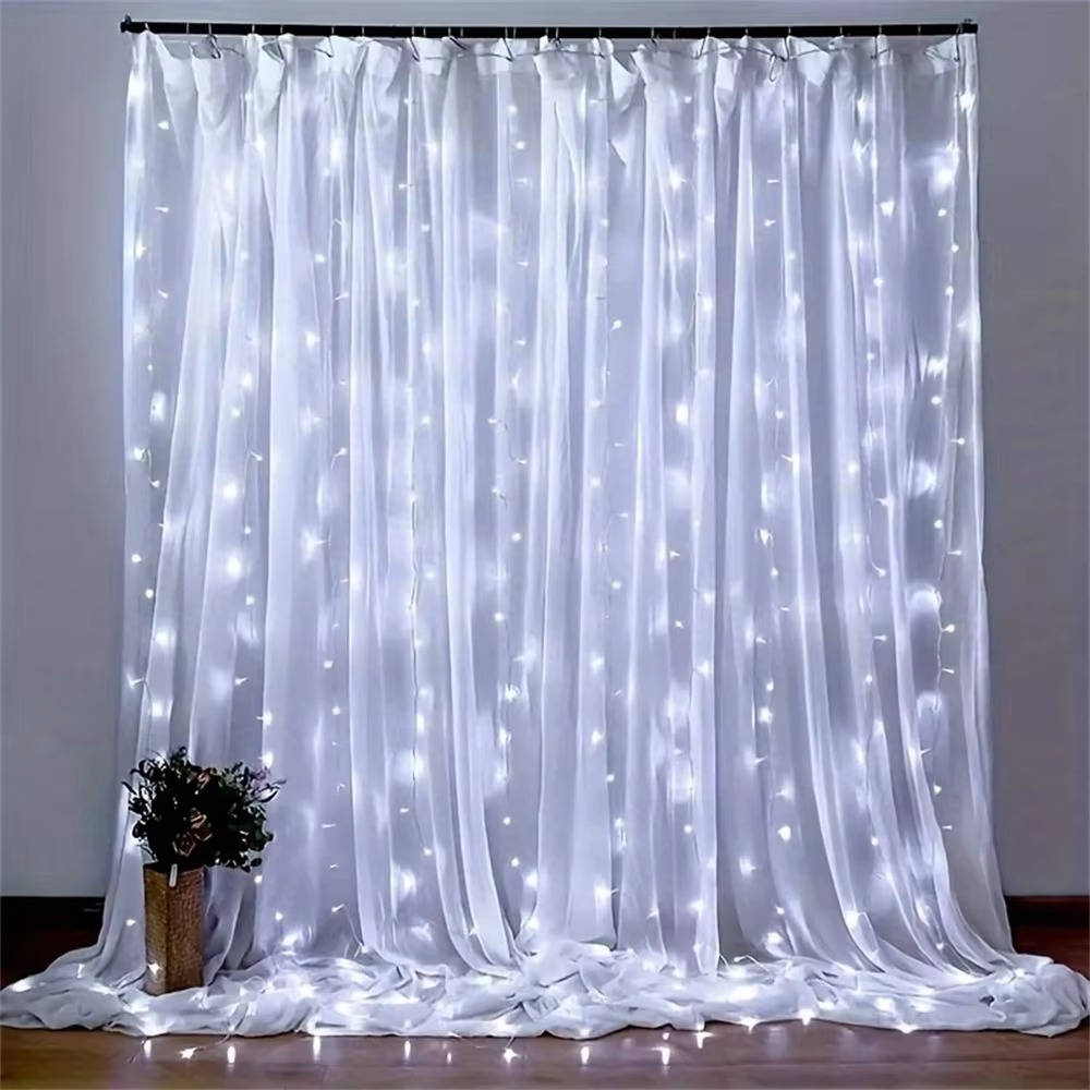 Colverro™ USB LED Curtain Lights with Remote for Walls and Windows