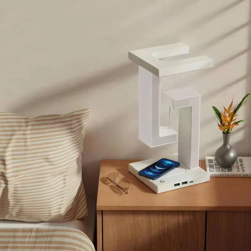 Colverro™ Floating Orb Desk Lamp with 10W Wireless Phone Charger