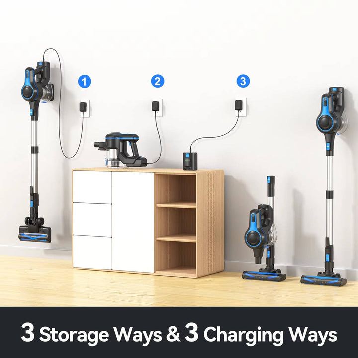 Colverro™ Lightweight Cordless Stick Vacuum with 5-Layer Filtration