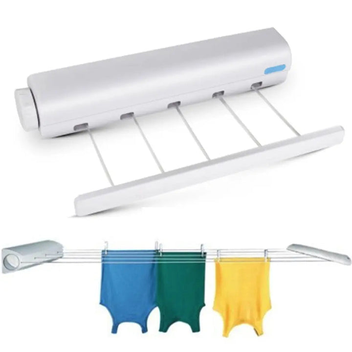 Colverro™ Retractable Indoor Clothesline with 12 ft Drying Length