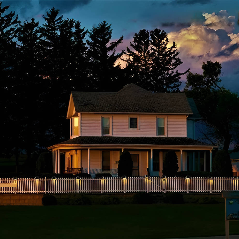 Colverro™ Solar Motion Sensor Stair Light for Fences and Decks