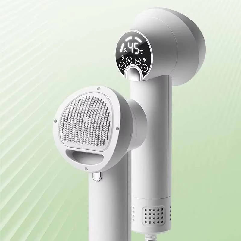 Colverro™ Quiet Pet Hair Dryer with Comb Brush and 4 Speed Settings