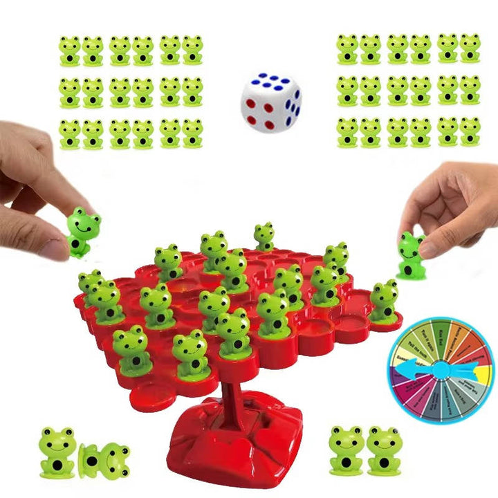 Colverro™ Frog Balance Math Game for Kids – Counting &amp; Stacking STEM Toy